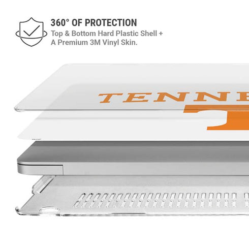 University of Tennessee-Knoxville Collegiate Text MacBook Air 15in (2023-2025) Case plus Skin